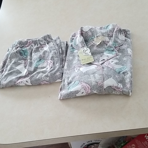 NWT Richie House Unicorn 2 PC Pajama Set Small - Picture 11 of 12